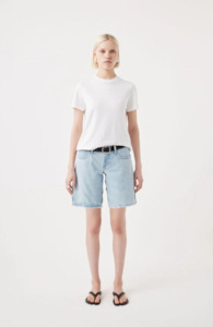 OUTLAND DENIM Harry High Relaxed Shorts - Serenity