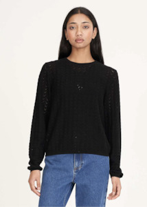 HUFFER Ziggy Cruise Long Sleeve Top - Black