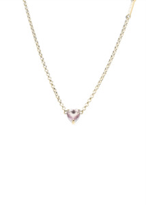 Stolen Girlfriends Club: STOLEN GIRLFRIENDS CLUB Gold Plated Talon Necklace - Rose Quartz