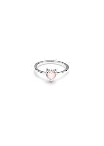STOLEN GIRLFRIENDS CLUB Stirling Silver Talon Ring - Rose Quartz