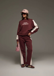 Araminta James: ARAMINTA JAMES Saint Germain Knit Pant - Red Wine