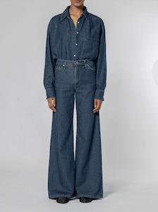 Nobody Denim: NOBODY DENIM Carly Jean - Soft Steel