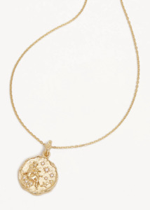 By Charlotte: BY CHARLOTTE She Is Zodiac Sagittarius Necklace - 18k Gold Vermeil