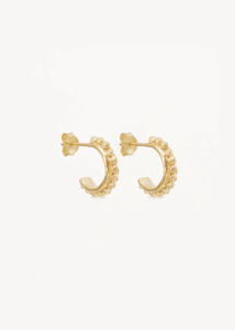 BY CHARLOTTE Karma Hoops - 18k Gold Vermeil