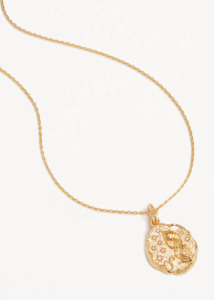 By Charlotte: BY CHARLOTTE She Is Zodiac Aries Necklace - 18k Gold Vermeil