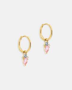 By Charlotte: BY CHARLOTTE Cherished Connection Hoops - Gold