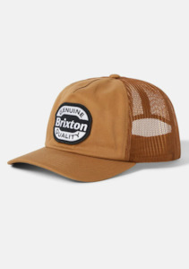 BRIXTON Keaton MP Trucker Hat - Washed Copper / Washed Copper