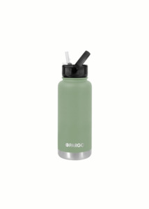 PARGO PROJECT 950ml Insulated Sports Bottle - Eucalypt Green w/ Straw Lid