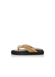ALIAS MAE Ana Slide - Fawn Shearling