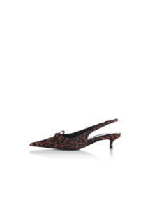 Alias Mae: ALIAS MAE Eva Mule - Leopard Satin