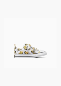 Converse: CONVERSE ALL STAR Infant CT Cons-Truction 2v Low Sneaker - White/Black/Yellow