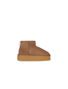 Emu Australia: EMU Stinger Micro Flatform Slipper - Chestnut