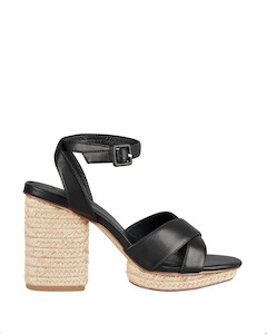 Sol Sana: SOLSANA Eden Platform Heel - Black