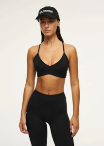 Activewear: P.E NATION Overland 2 Sports Bra - Black