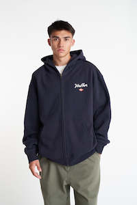 HUFFER Men's Saturday Zip Hood - Navy