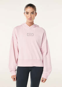 Hoodies: P.E NATION Global Hoodie - Chalk Pink