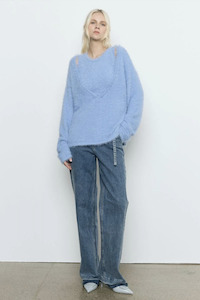 SOVERE Sabado Combo Knit - Cornflower