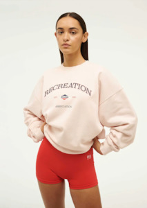 Jumpers: P.E NATION Recreation Sweat - Washed Blush