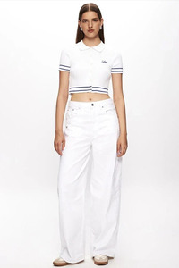 Ltb Denim: LTB Harmonie Skater Jean - White Wash