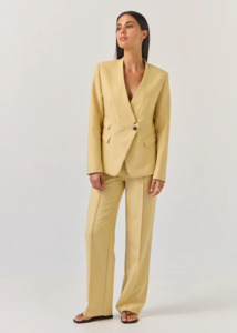 Tuesday Label: TUESDAY LABEL Base Pants - Butter