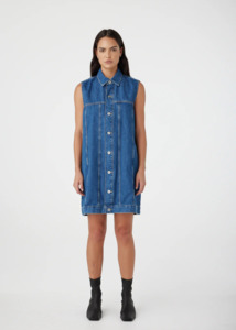 OUTLAND DENIM Goldie Sleeveless Dress - Latitude