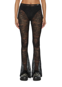 Ksubi: KSUBI Flare Pant - Black Lace