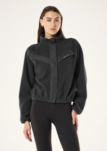 P.E NATION Shelter Sherpa Jacket - Smokestone