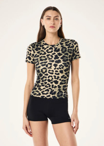P.E NATION Foundation Short Sleeve Tee - Leopard