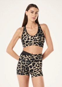 P E Nation: P.E NATION Vita Sports Bra - Leopard/Smoke Stone