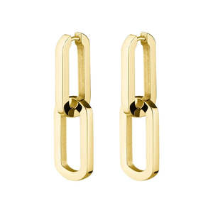 Rosefield: ROSEFIELD Dual Hoops - Gold