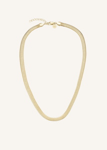 Rosefield: ROSEFIELD Large Snake Necklace - Gold