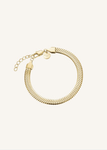 ROSEFIELD Large Snake Bracelet - Gold
