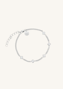 ROSEFIELD Playful Crystal Bracelet - Silver