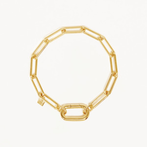 BY CHARLOTTE With Love Annex Link Bracelet - 18k Gold Vermeil