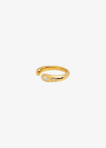 BY CHARLOTTE Dew Drop Ring - 18k Gold Vermeil