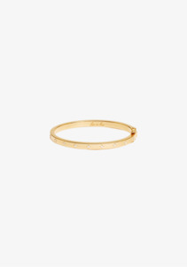 By Charlotte: BY CHARLOTTE Live In Love Bangle - 18k Gold Vermeil