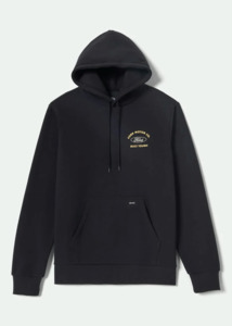 Brixton: BRIXTON Ford Built Tough Fleece Hoodie - Burnt Rubber