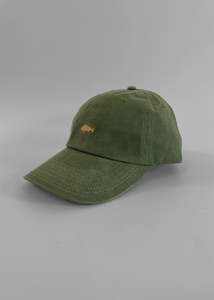 JUST ANOTHER FISHERMAN Stamp Wax Cap - Green