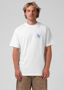 Rpm: RPM Circle Puff Tee - White