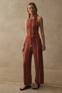 SANCIA The Camden Knit Pants - Tuscan