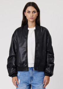 REMAIN Presley Bomber Jacket - Black