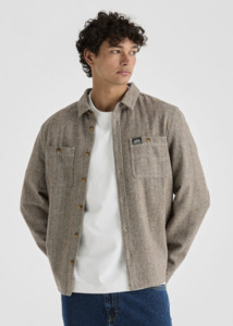 LEE Worker Long Sleeve Shirt - Herringbone