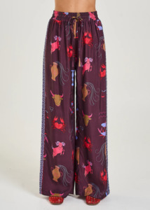 SUMMI SUMMI Wide Leg Pant - Zodiac Zoo