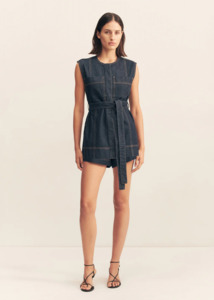 Shona Joy: SHONA JOY Rita Tie Top - Deep Indigo