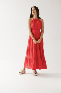 TUESDAY LABEL Jolene Dress - Watermelon