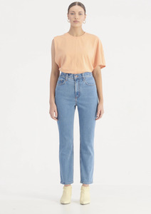 NOBODY DENIM Frankie Jean Ankle Stretch - Ether Blue