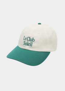 LE SPECS Logo Cap - Cream Green