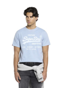 SUPERDRY VL Relaxed Tee - China Blue