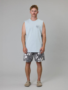 JUST ANOTHER FISHERMAN Snapper Tank - Sterling Blue