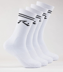 RUSTY Comp Mid Calf 4-Sock Pack - White
